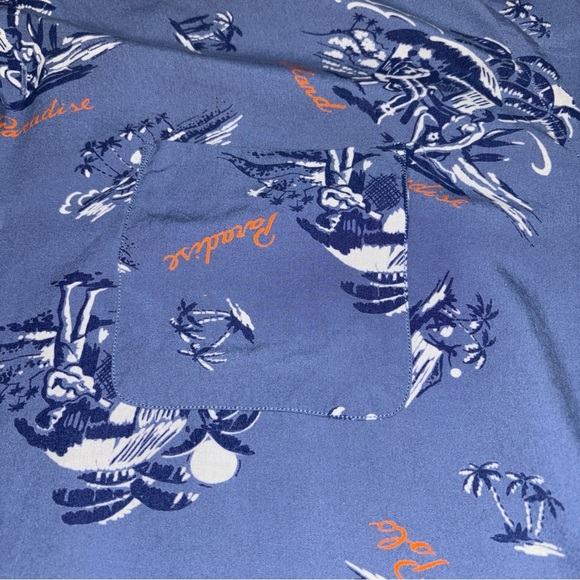 Vintage POLO SPORT‎ Ralph Lauren Paradise Hawaiian Button Down Rayon Shirt XXL - Picture 5 of 10